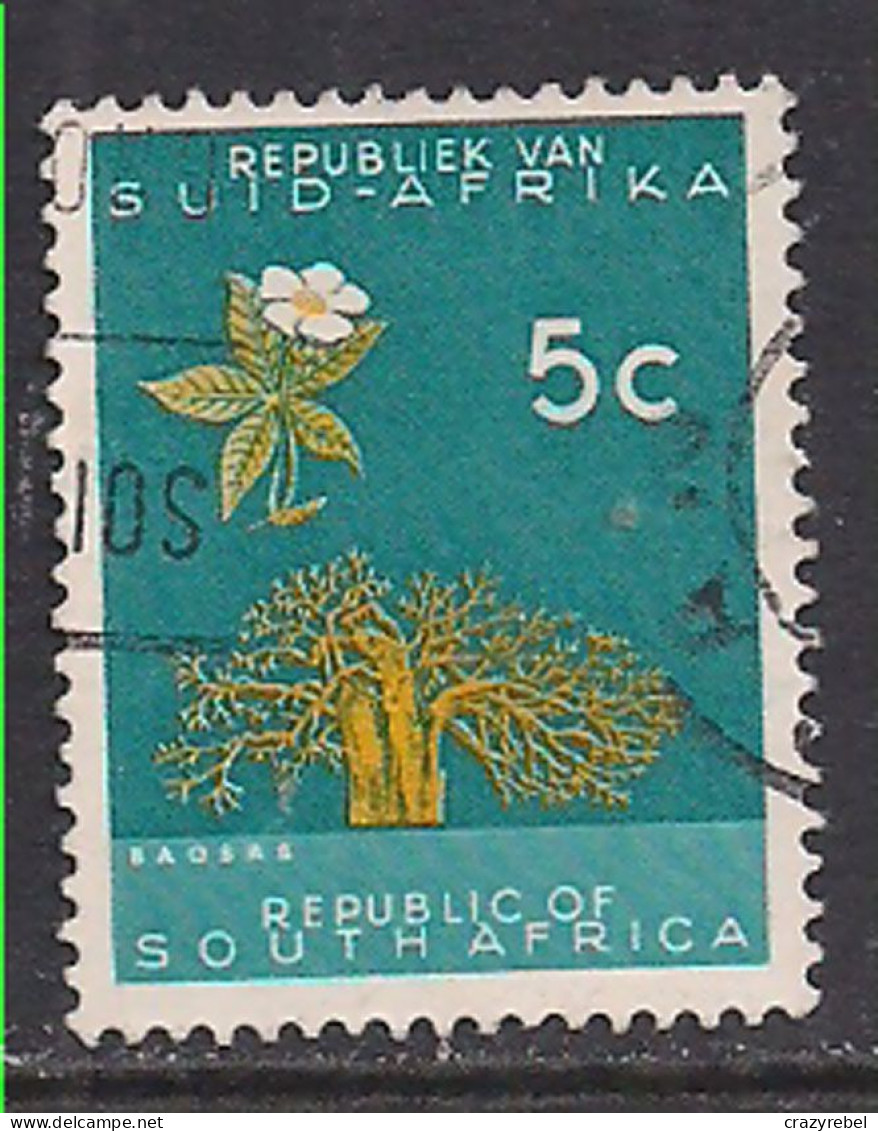 South Africa 1961-74 QE2 5c Green Used ( D1059 ) - Usati