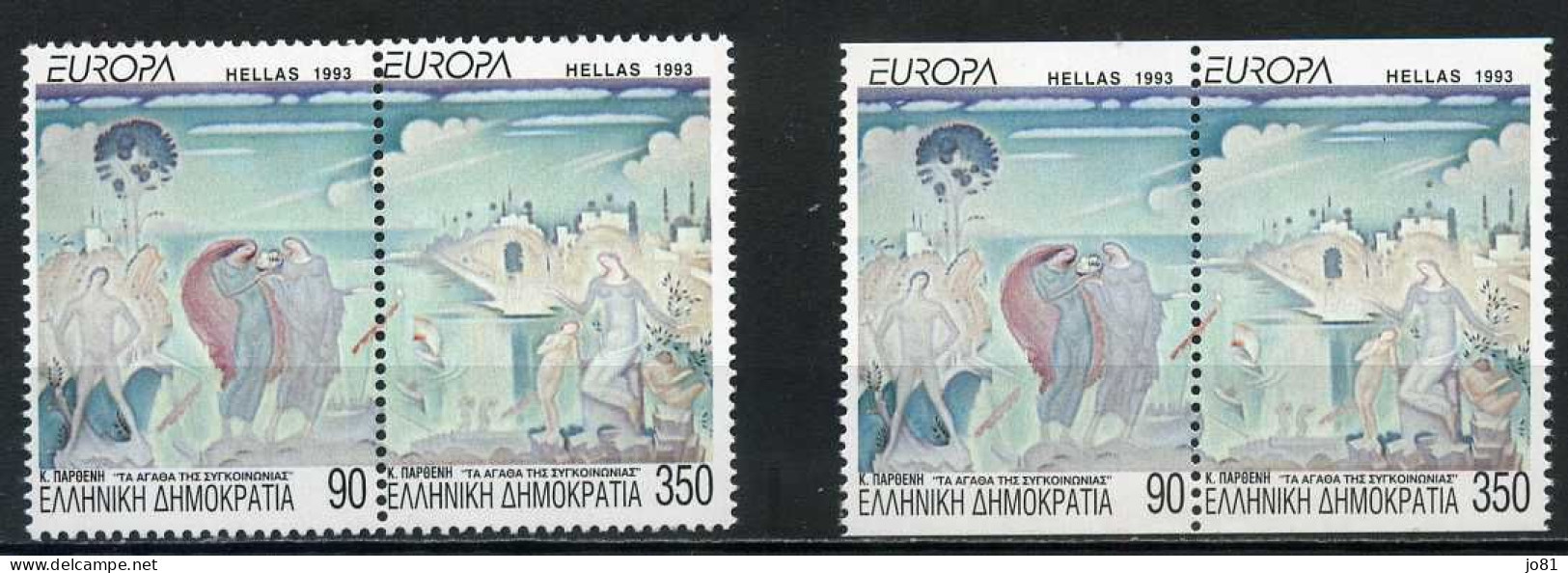 Grèce YT 1817-1820 Neuf Sans Charnière XX MNH Europa 1993 - Neufs