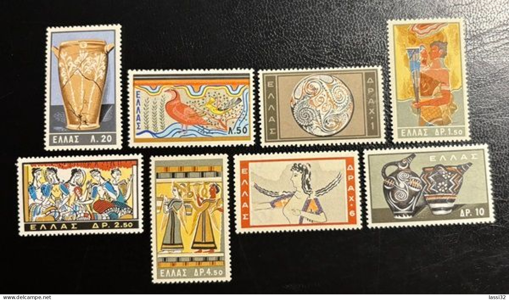 GREECE, 1961, Monoan Art, MNH - Unused Stamps