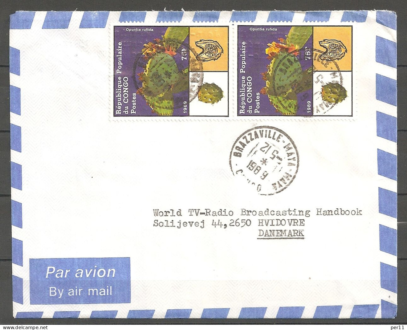 Congo 1989 Nice Letter    (con01) - Afgestempeld