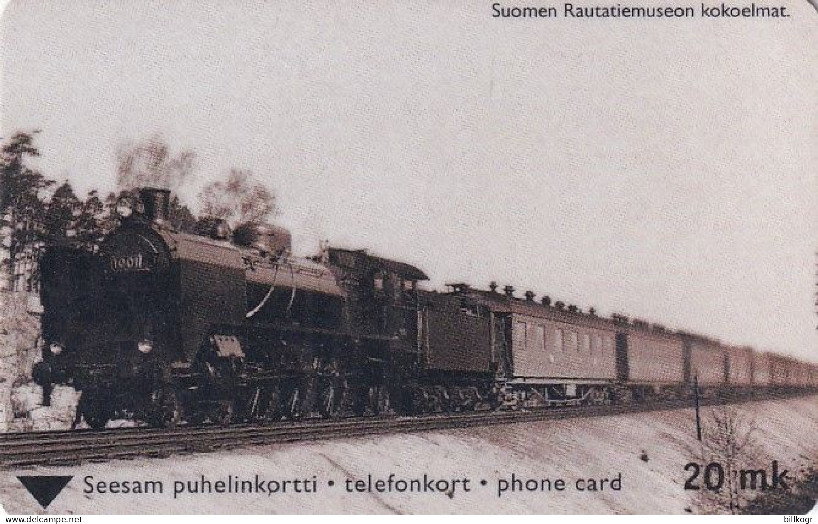 FINLAND - Train, Tirage 4250, Exp.date 12/01, Used - Eisenbahnen