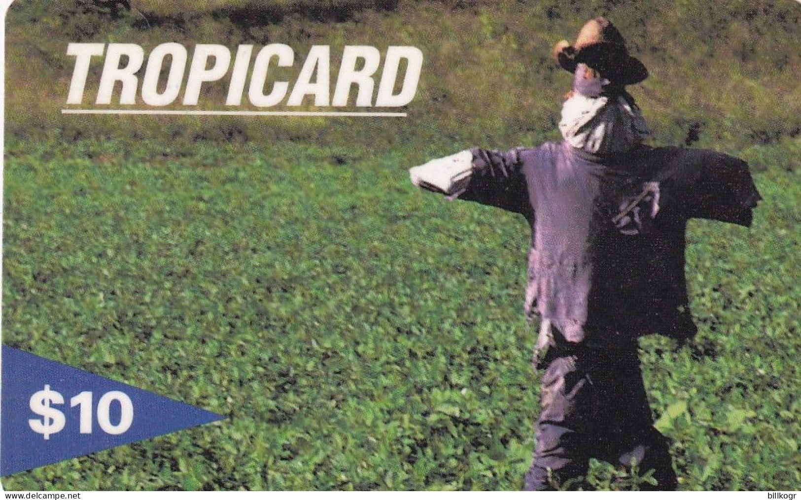 DOMINICANA - ScarecrowBeach, Tropicard By RSLcom/Codetel Prepaid Card $10, Used - Dominicana