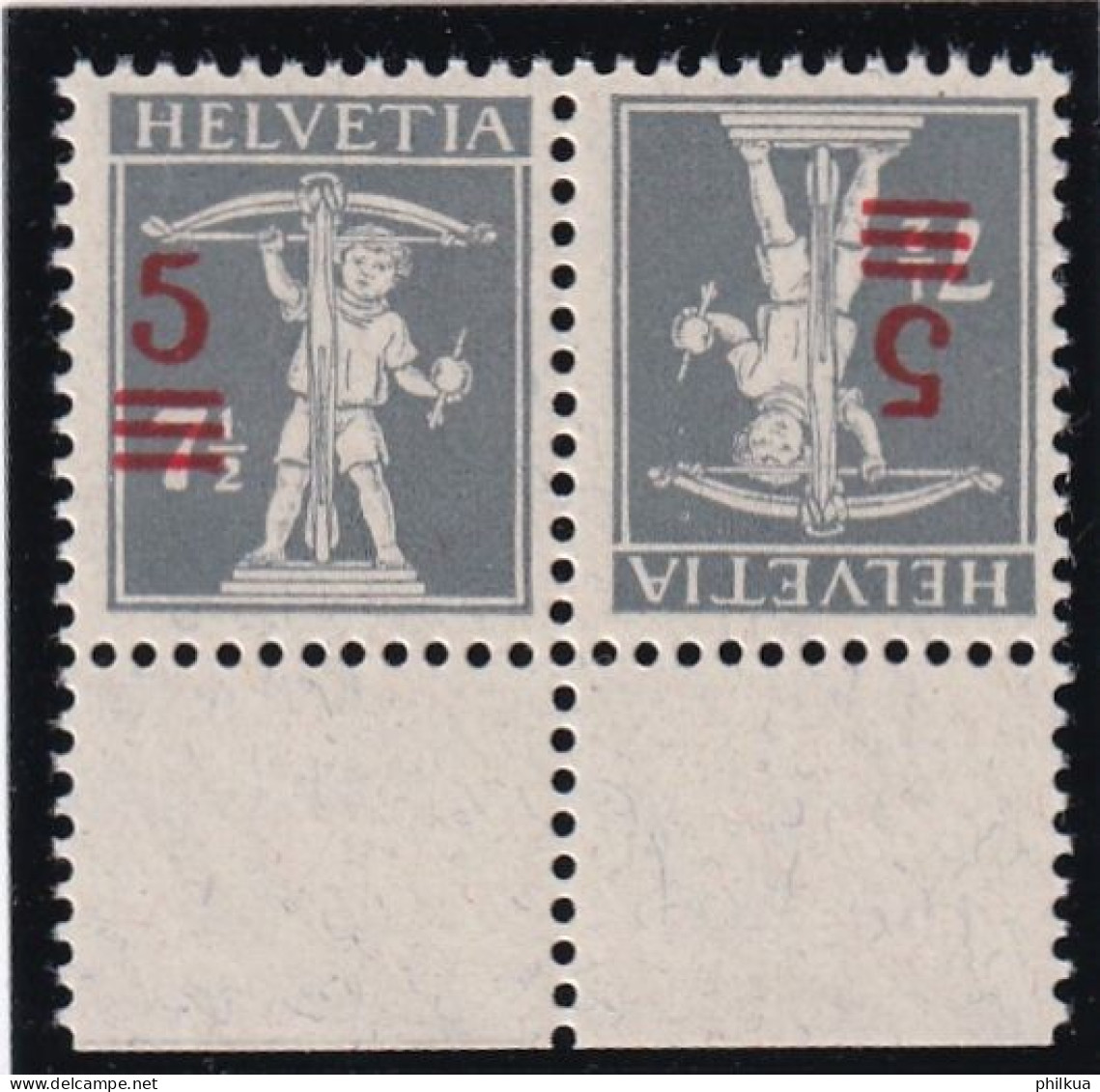 Zumst. K14 / Mi. K14 Einwandfrei Postfrisch/**/MNH Mit Bogenrand - Tete Beche