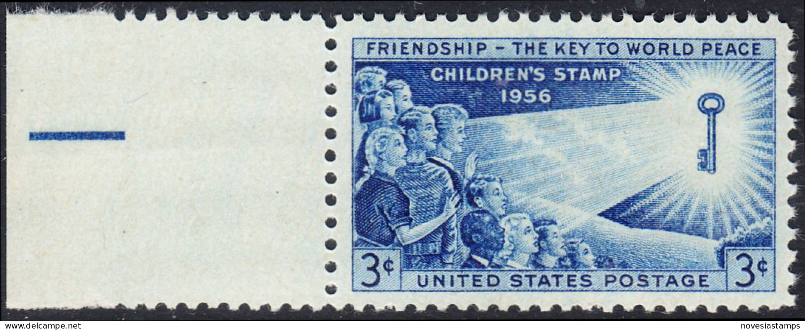 !a! USA Sc# 1085 MNH SINGLE W/ Left Margin (a2) - Children's Issue - Unused Stamps