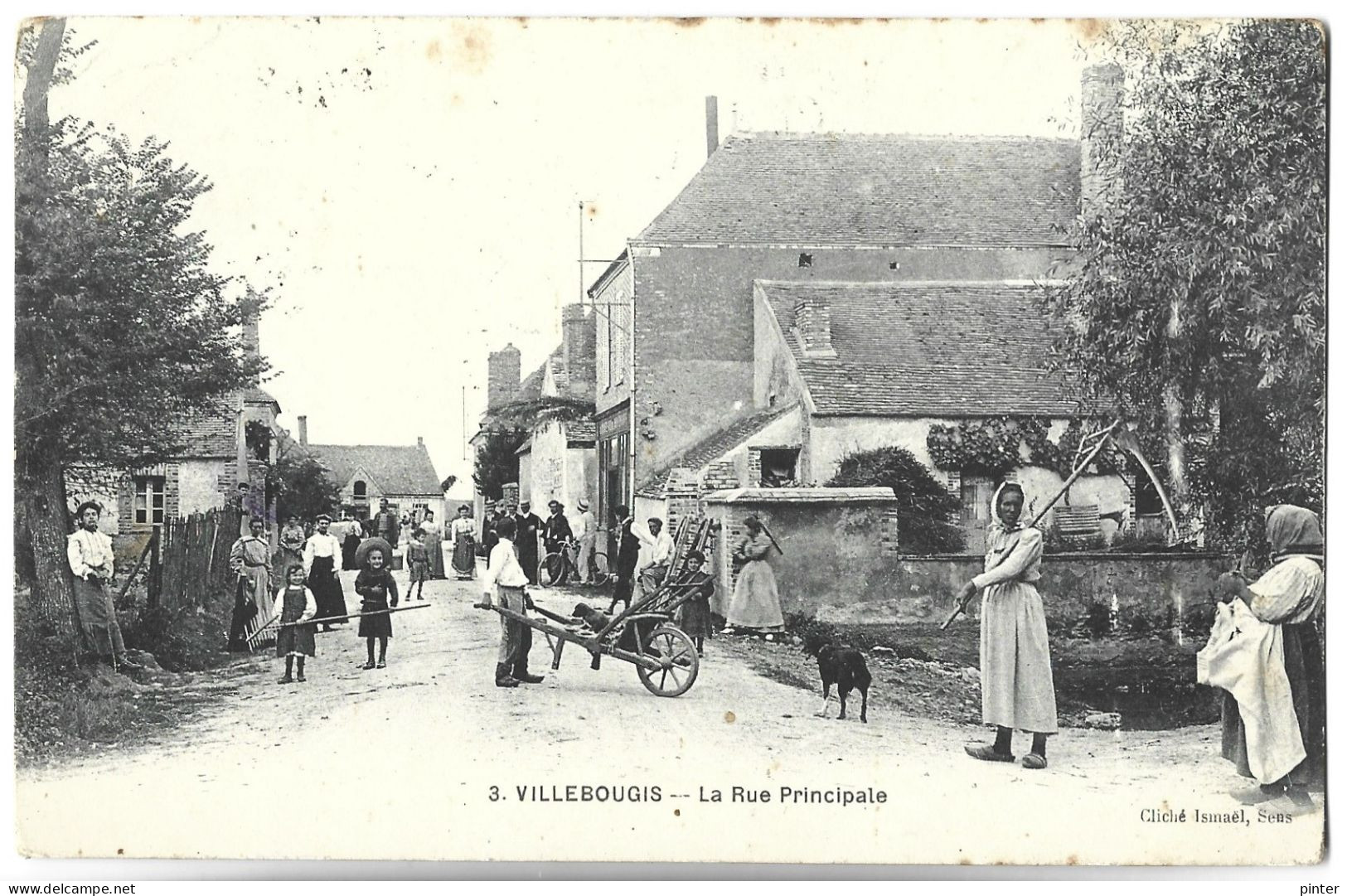 VILLEBOUGIS - La Rue Principale - Villebougis