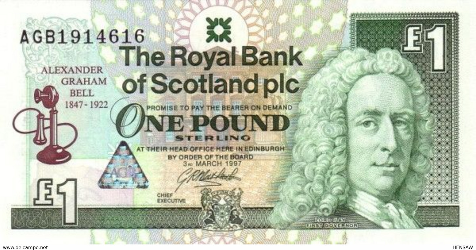 SCOTLAND 1 POUND 1997 P 359 UNC SC NUEVO - 1 Pound