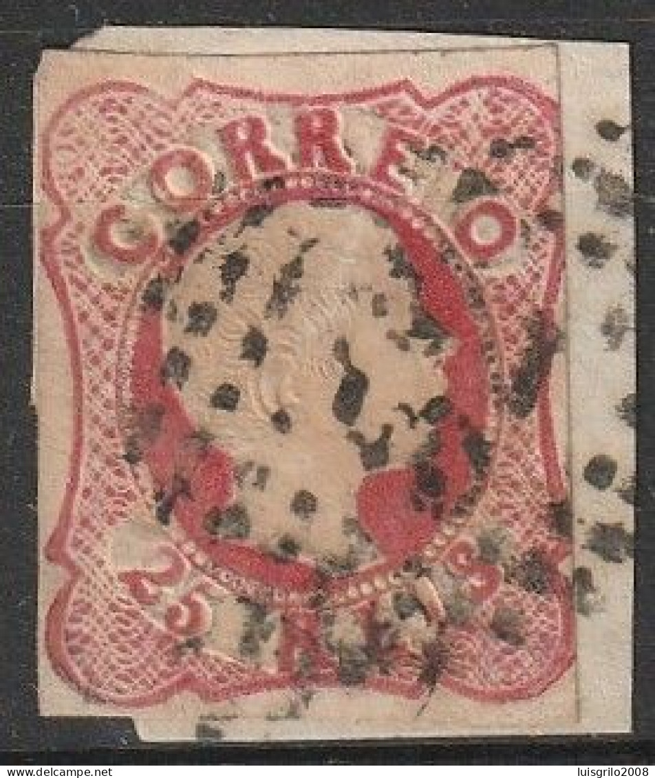 Marcofilia, Carimbos Numéricos De Barras - 52  PORTO -|- 1853 -1ª Reforma - Poststempel (Marcophilie)