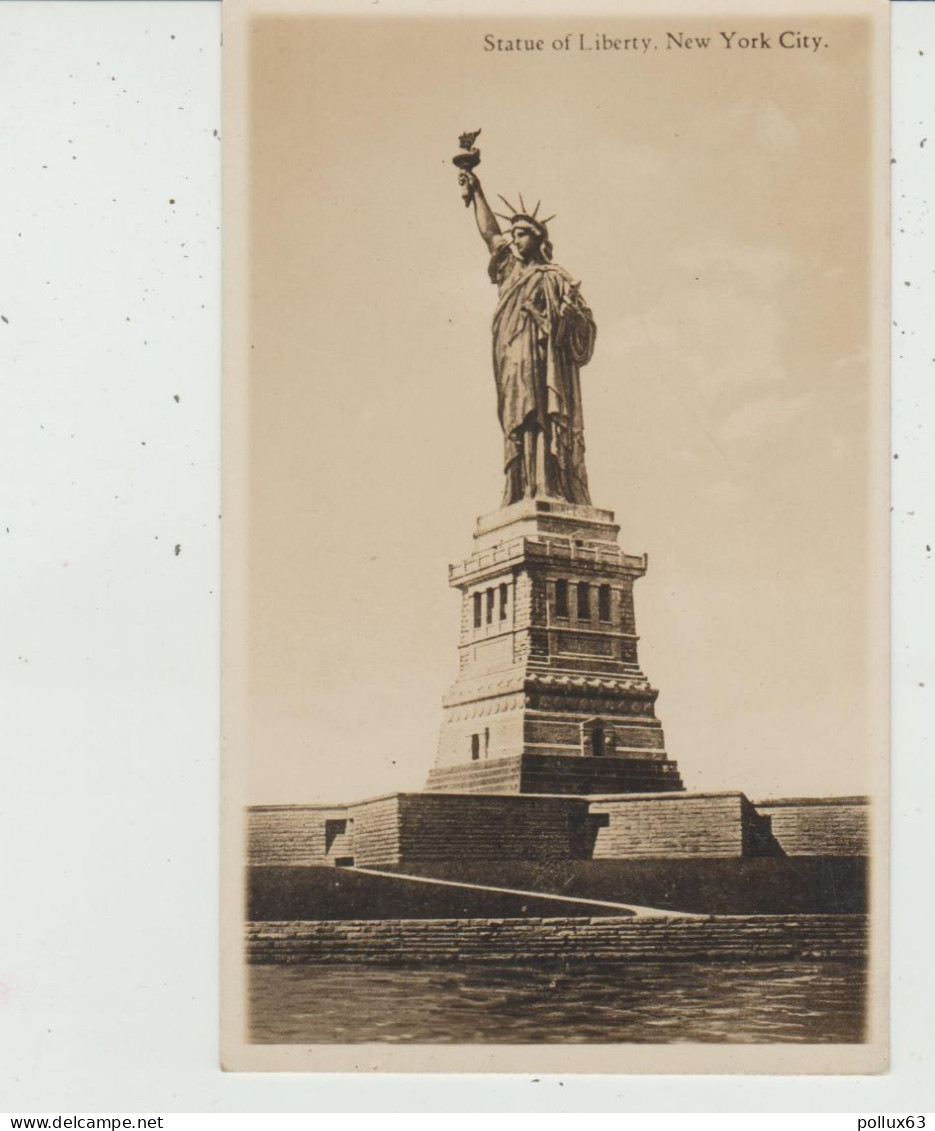CPA NEW YORK CITY (ETATS-UNIS) STATUE OF LIBERTY - Statue De La Liberté