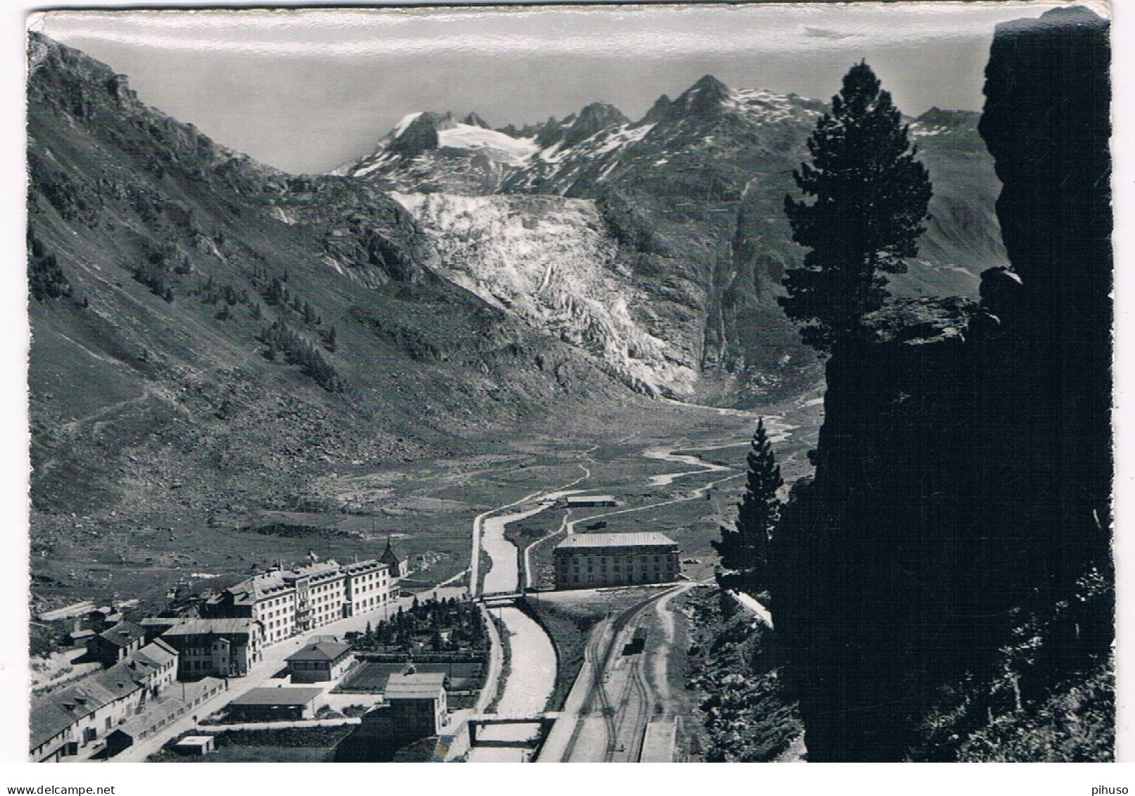 CH-8384  GLETSCH : Furka-Oberalpbahn ( Klopfenstein 2/10553) - Obergoms