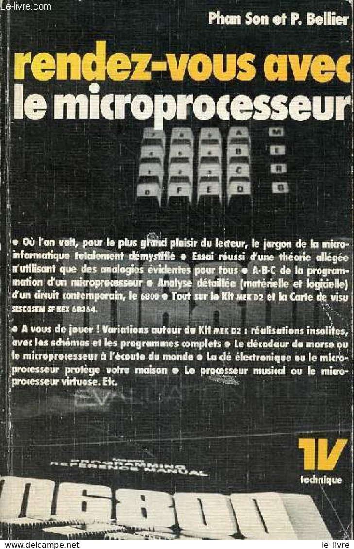 Rendez-vous Avec Le Microprocesseur. - Son Phan & P.Bellier - 1979 - Informatique