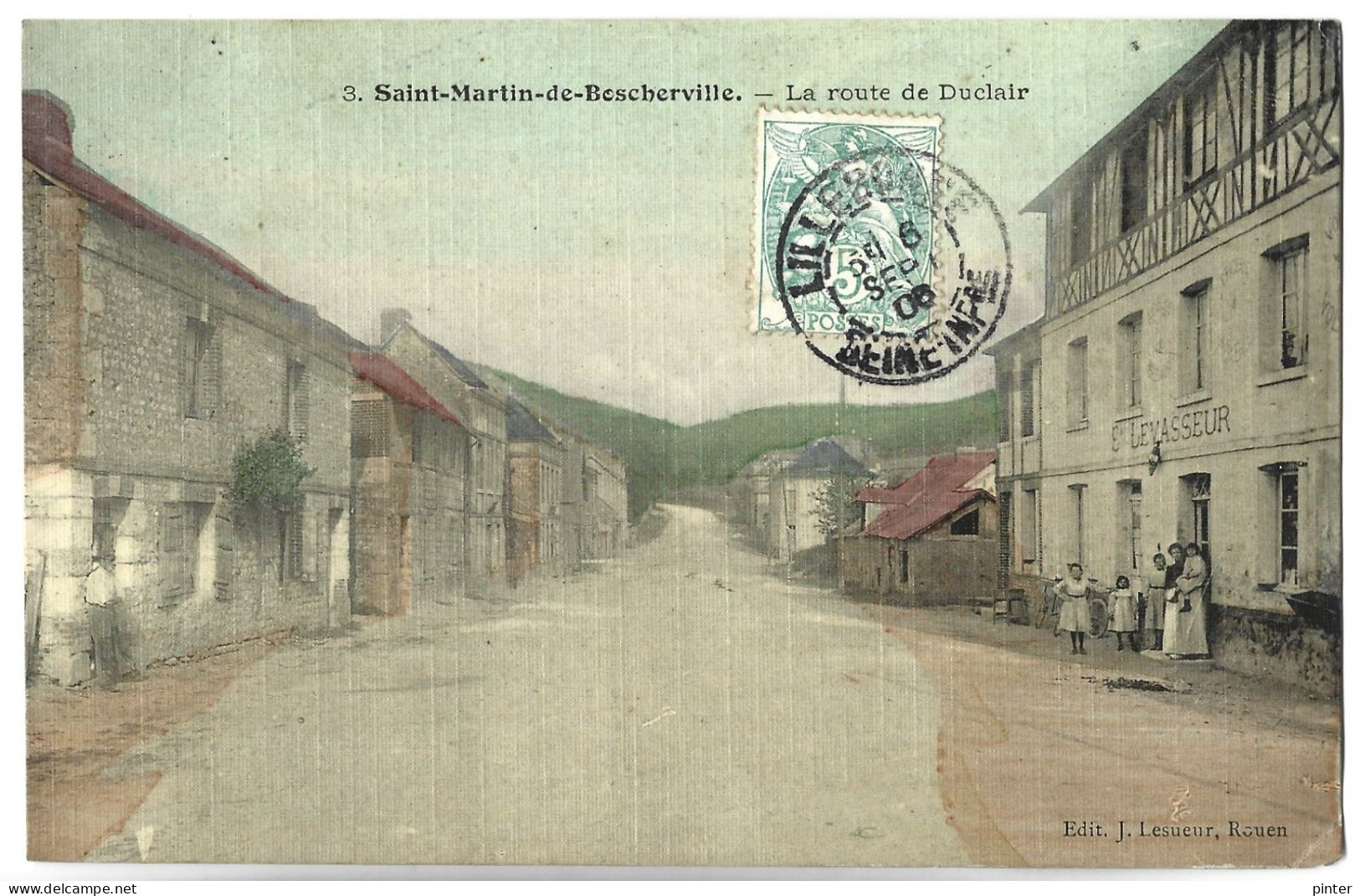 SAINT MARTIN DE BOSCHERVILLE - La Route De Duclair - Saint-Martin-de-Boscherville