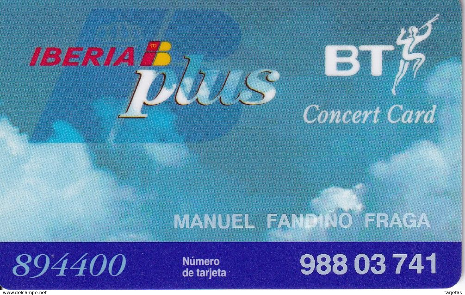 BMP-??? TARJETA DE ESPAÑA DE TELEFONICA DE IBERIA PLUS Y BT (RARA) - Tests & Services