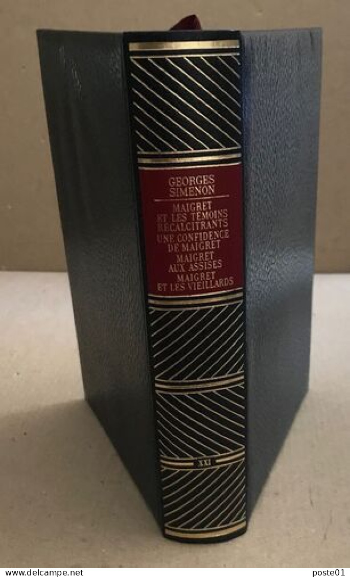 Oeuvres Completes / Tome XXI : Maigret Et Les Témoins Recalcitrants -une Confidence De Maigret -maigret Aux Assises -mai - Roman Noir