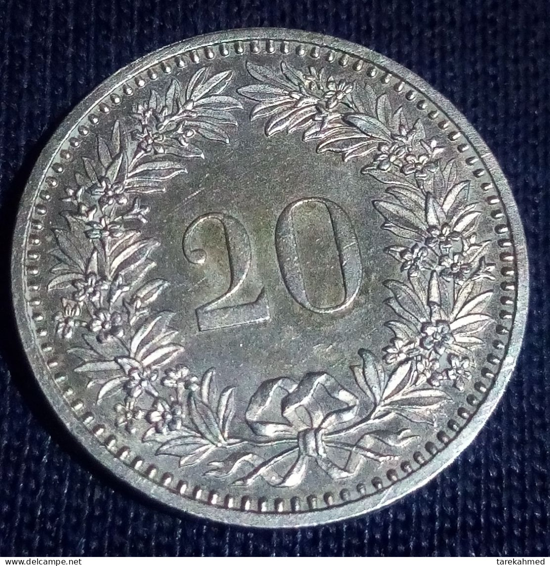 SWITZERLAND - 20 Rappen, 1985, KM# 29a, Perfect, Agouz - 20 Centimes / Rappen