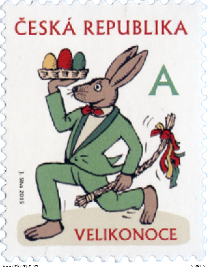 ** 842 Czech Republic Easter 2015 Hare - Pâques