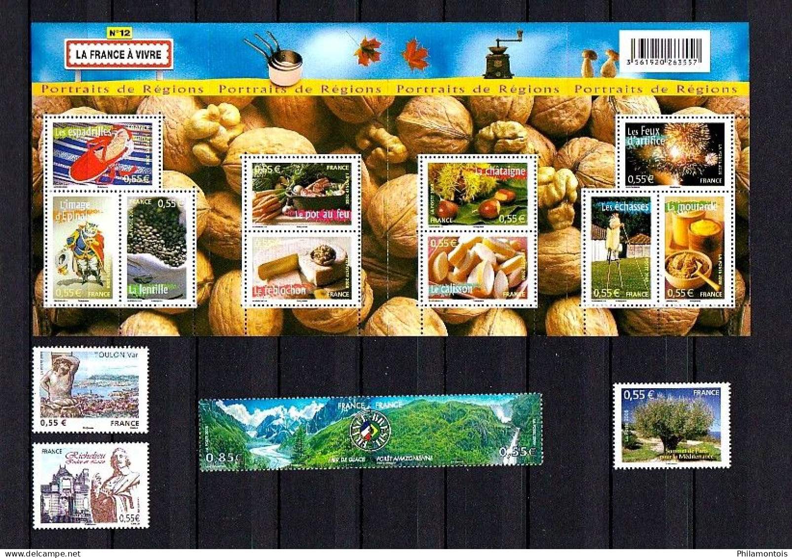 FRANCE - Année 2008 - YT 4127 à 4323 (sauf 4130-4149A-4271/4280 et 4308/4321) - Neufs N** - Très beaux.