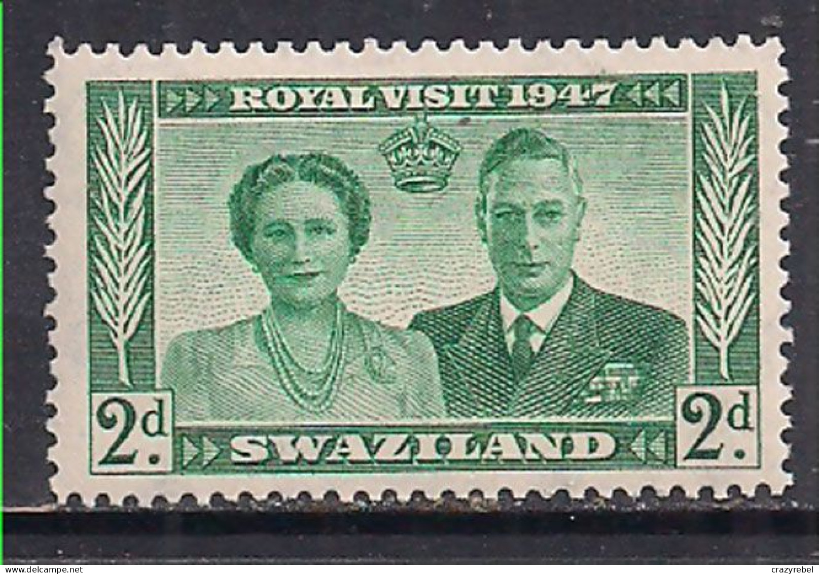 Swaziland 1947 KGV1 2d Royal Visit MNH SG 43 ( M636 ) - Swasiland (...-1967)