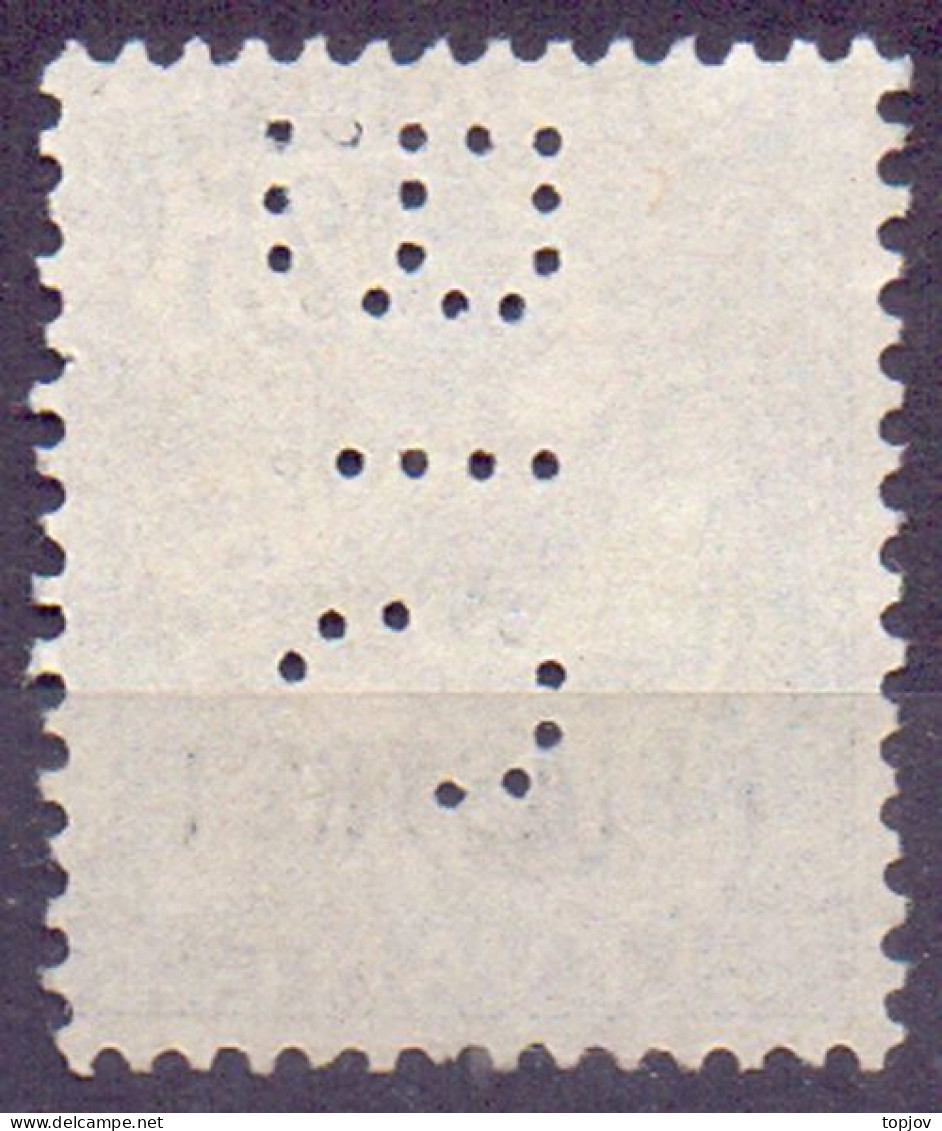 FRANCE LEVANT - Perfins BIC - YT N.24 - O- 1906 - Perforiert/Gezähnt