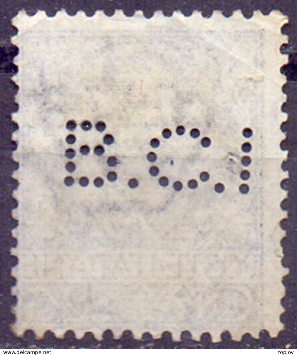 ITALIA - Perfins BCI Sa. 73 - O- 1901 - Perforés