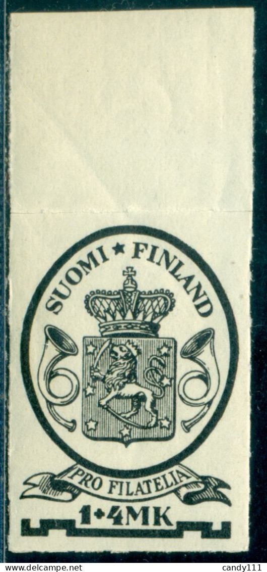 1931 Post Museum,coat Of Arms,CV=$30 /light Diagonal Fold In Gum,Finland,169,MNH - Ongebruikt