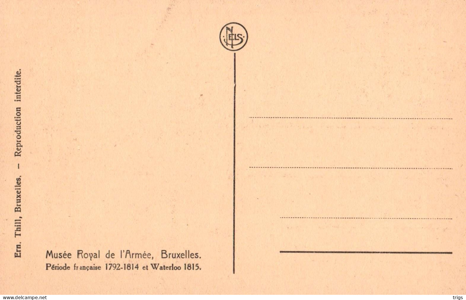 Bruxelles (Musée Royal De L'Armée) - Période Française (1792-1814) Et Waterloo (1815) - Musées