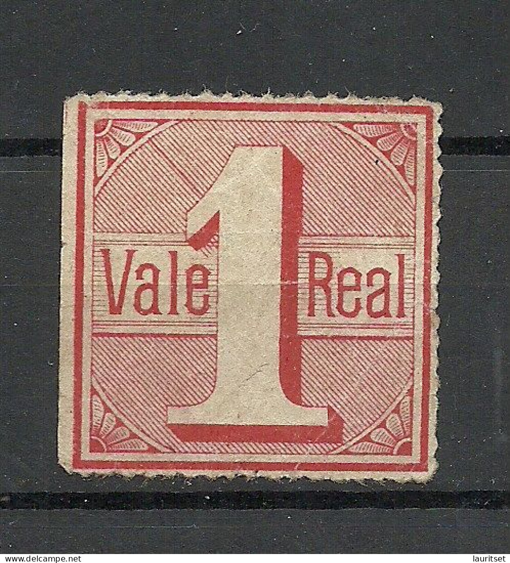 ESPANA Spain Tax Impuesto Revenue Taxe Vale 1 Real (*) - Postage-Revenue Stamps