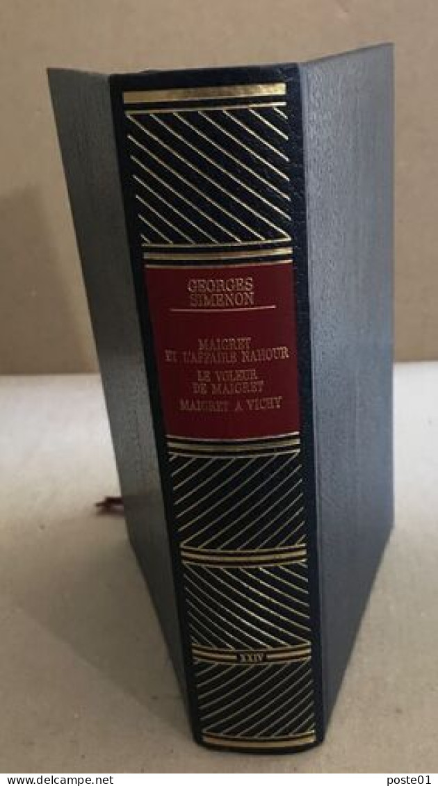 Oeuvres Completes / Tome XXIV / Maigret Et L'affaire Nahour -le Voleur De Maigret - Maigret A Vichy - Roman Noir