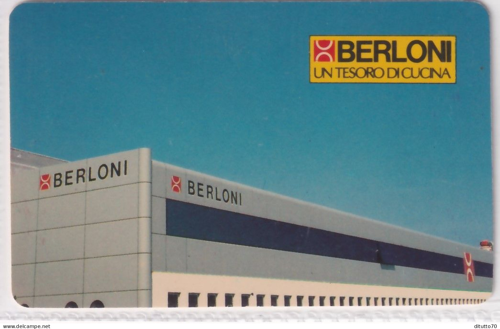 Calendarietto - Berloni Mobili - Pesaro - Anno 1991 - Petit Format : 1981-90