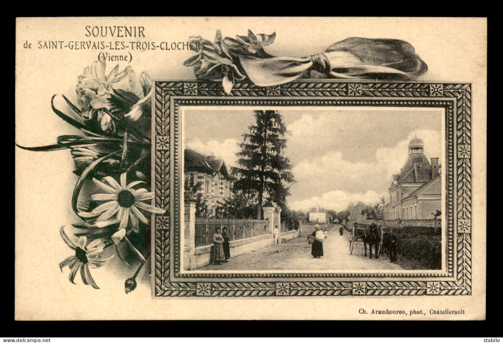 86 - ST-GERVAIS-LES-TROIS-CLOCHERS - SOUVENIR - Saint Gervais Les Trois Clochers