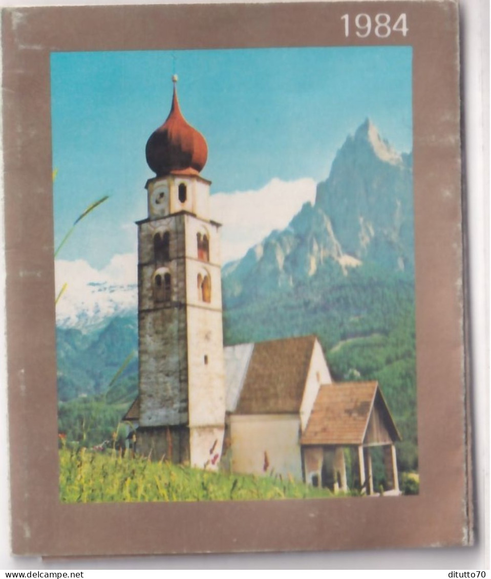 Calendarietto - Chiesa Parrocchiale Dei Santi Angeli Custodi - Bologna - Anno 1984 - Petit Format : 1981-90