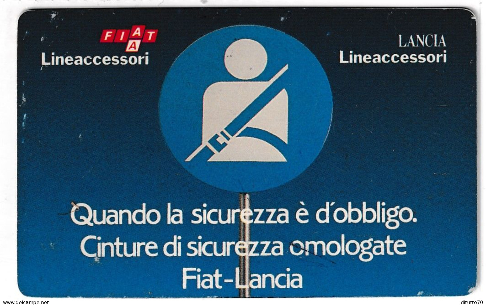 Calendarietto - Fiat - Lancia - Lineaccessori - Anno 1989 - Petit Format : 1981-90