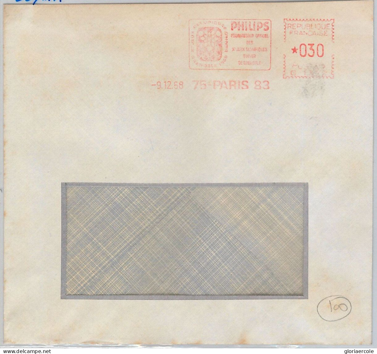 51138 - FRANCE - POSTAL HISTORY - 1968 Winter Olympic Postmark On Cover PHILLIPS - Invierno 1968: Grenoble