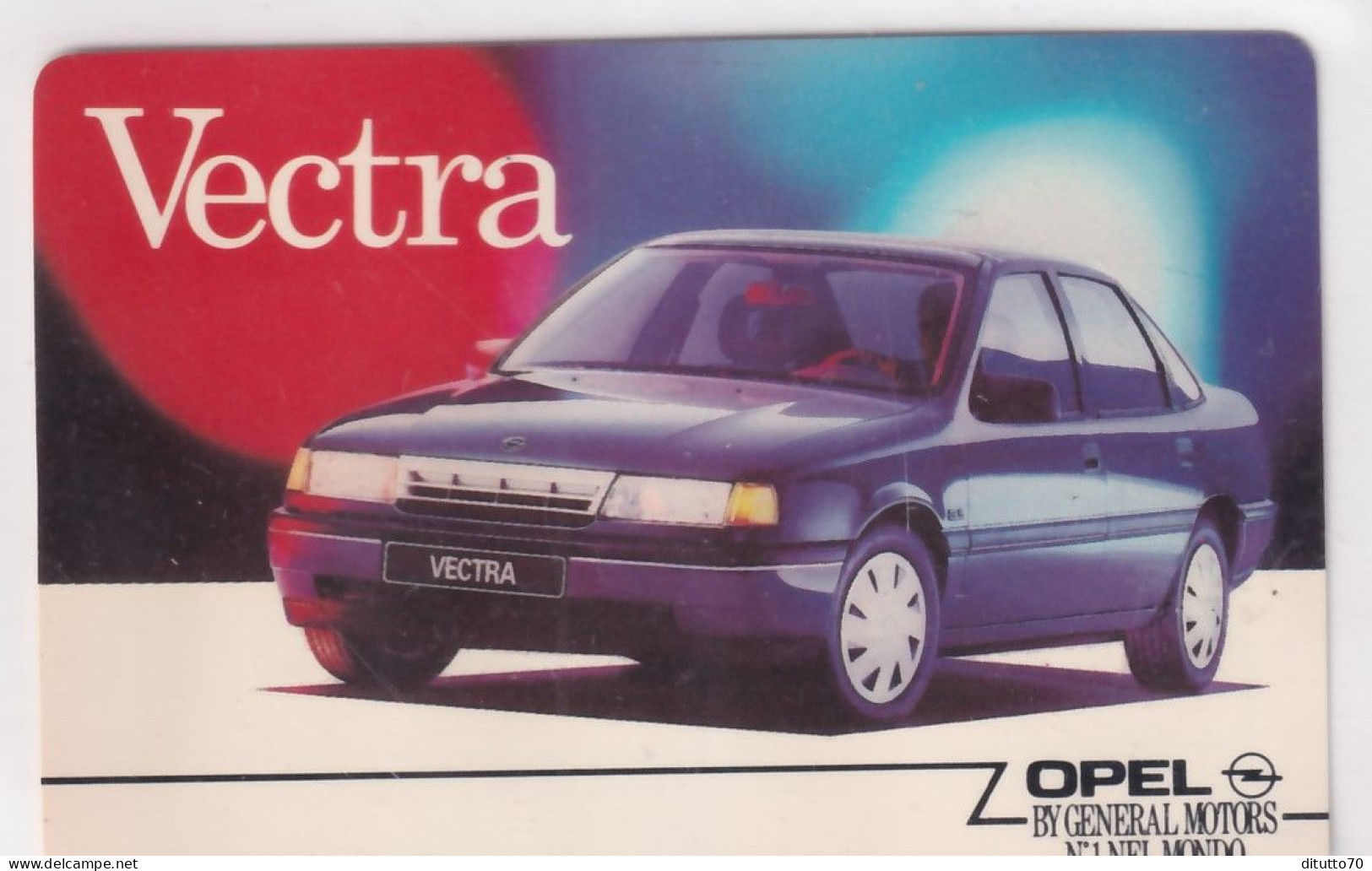 Calendarietto - Opel Vectra - Aouto Officina Autorizzata - Montecchio Emilia - Anno 1989 - Petit Format : 1981-90