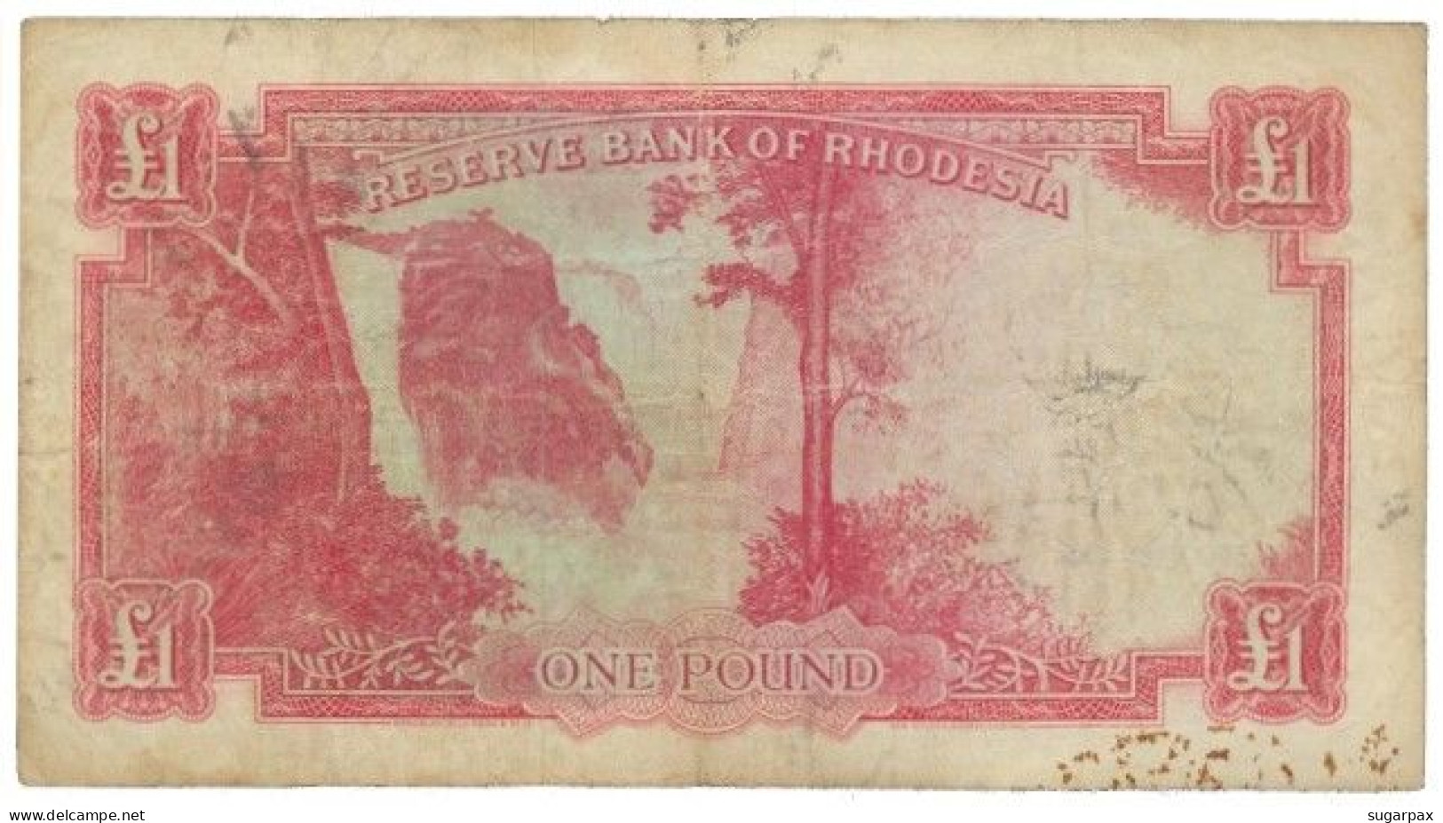 RHODESIA - 1 Pound - 21.09.1964 - Pick 25 - RRRRRRRRRR - Queen Elizabeth II - Rhodésie