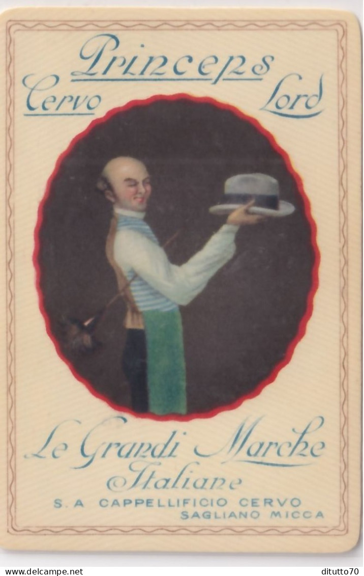 Calendarietto - Princeps Cervo Lord - Le Grandi Marche Italiane - S.a. Cappellificio Cervo - Sagliano Micca - Anno 1929 - Formato Piccolo : 1921-40