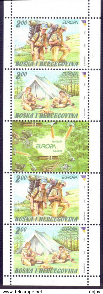 BOSNIA & H. FEDERACIA - SCOUTS  CARNET - **MNH - 2007 - 2007