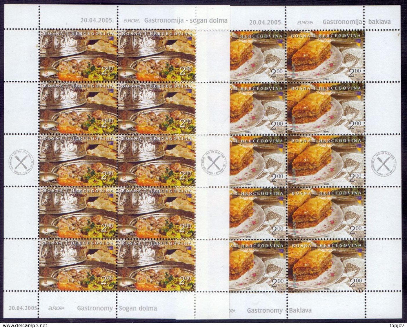 BOSNIA & H. FEDERACIA - GASTRONOMY  FOODS - **MNH - 2005 - 2005