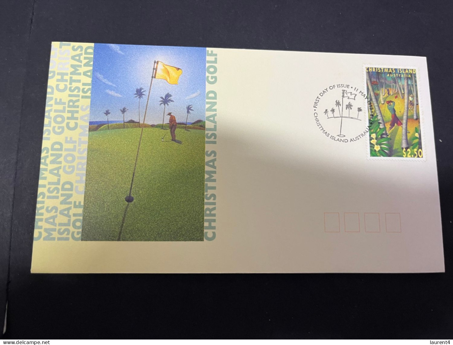 15-2-2024 (4 X 19) Australia Christmas Island  FDC 1995 - Golf - Golf