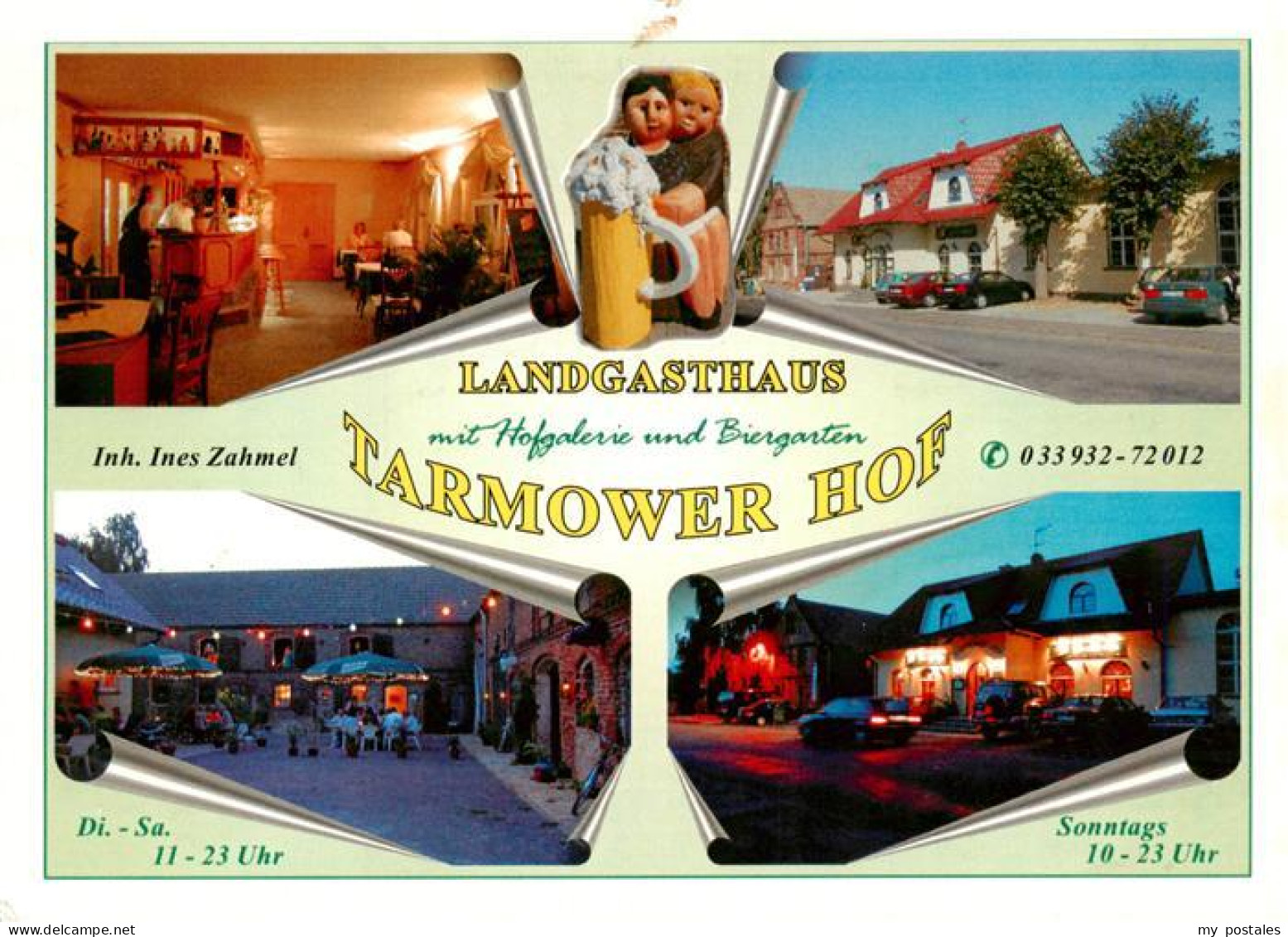 73957536 Tarmow Landgasthaus Tarmower Hof Mit Hofgalerie Und Biergarten Gastraeu - Fehrbellin