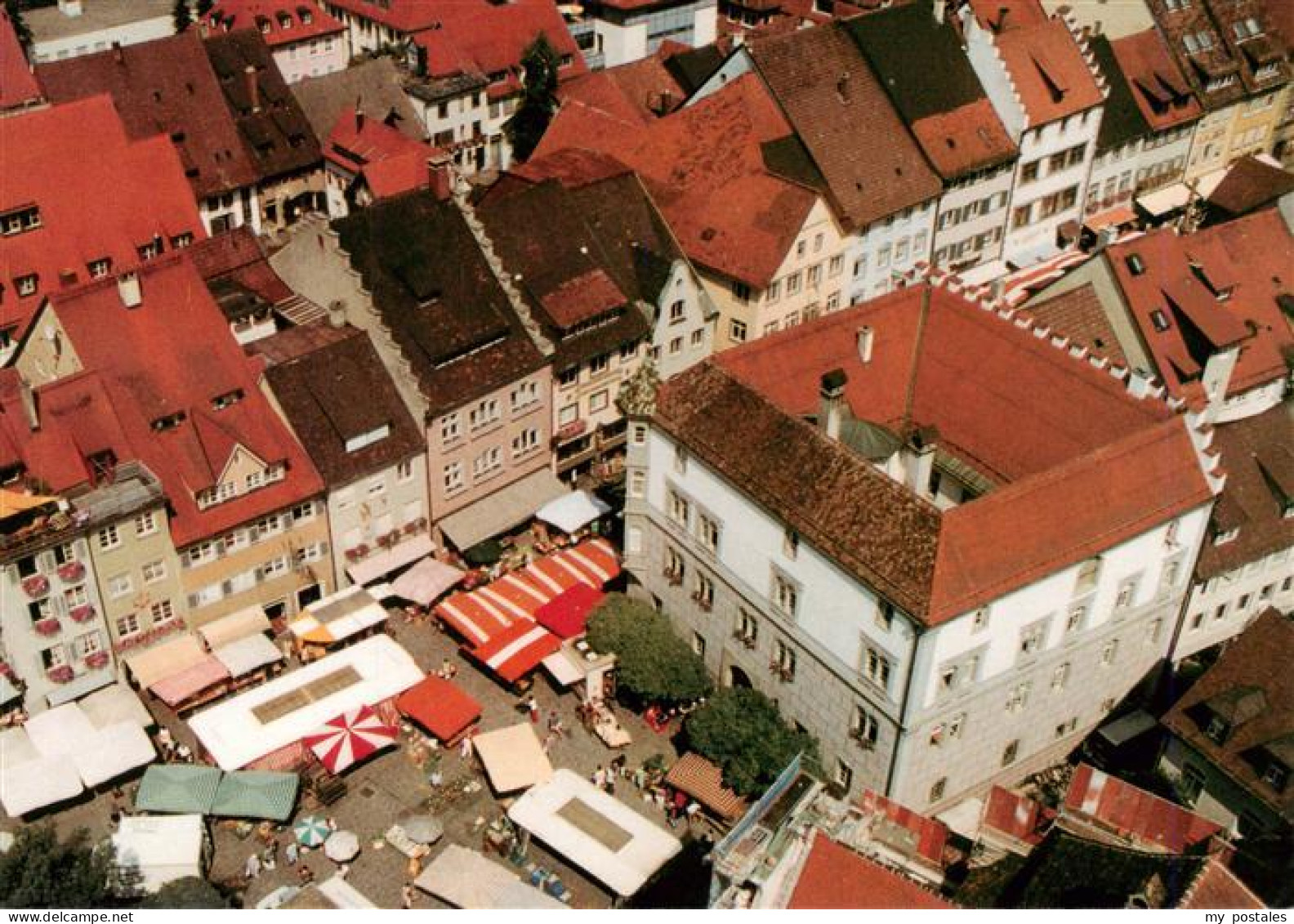 73957524 Wangen_Allgaeu_Bayern Blick Vom Kirchturm St Martin Auf Den Marktplatz  - Wangen I. Allg.