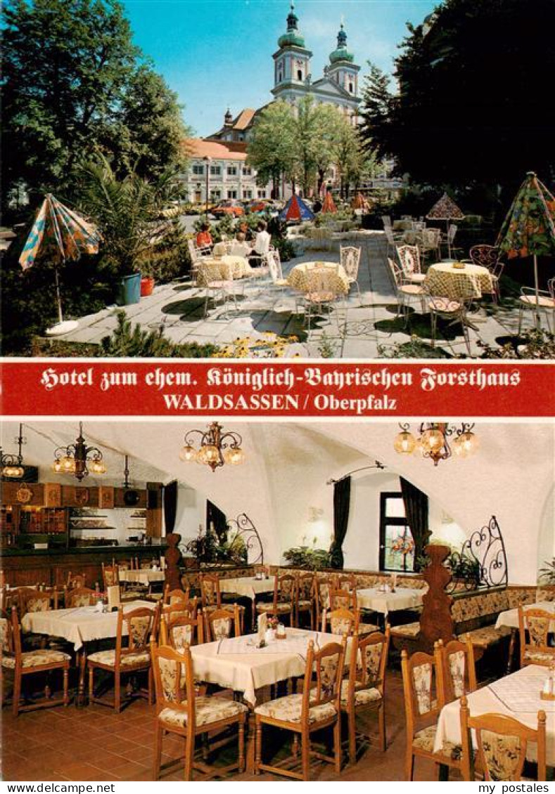 73957480 Waldsassen Hotel Zum Ehem Koeniglich Bayrischen Forsthaus Cafe Restaura - Waldsassen