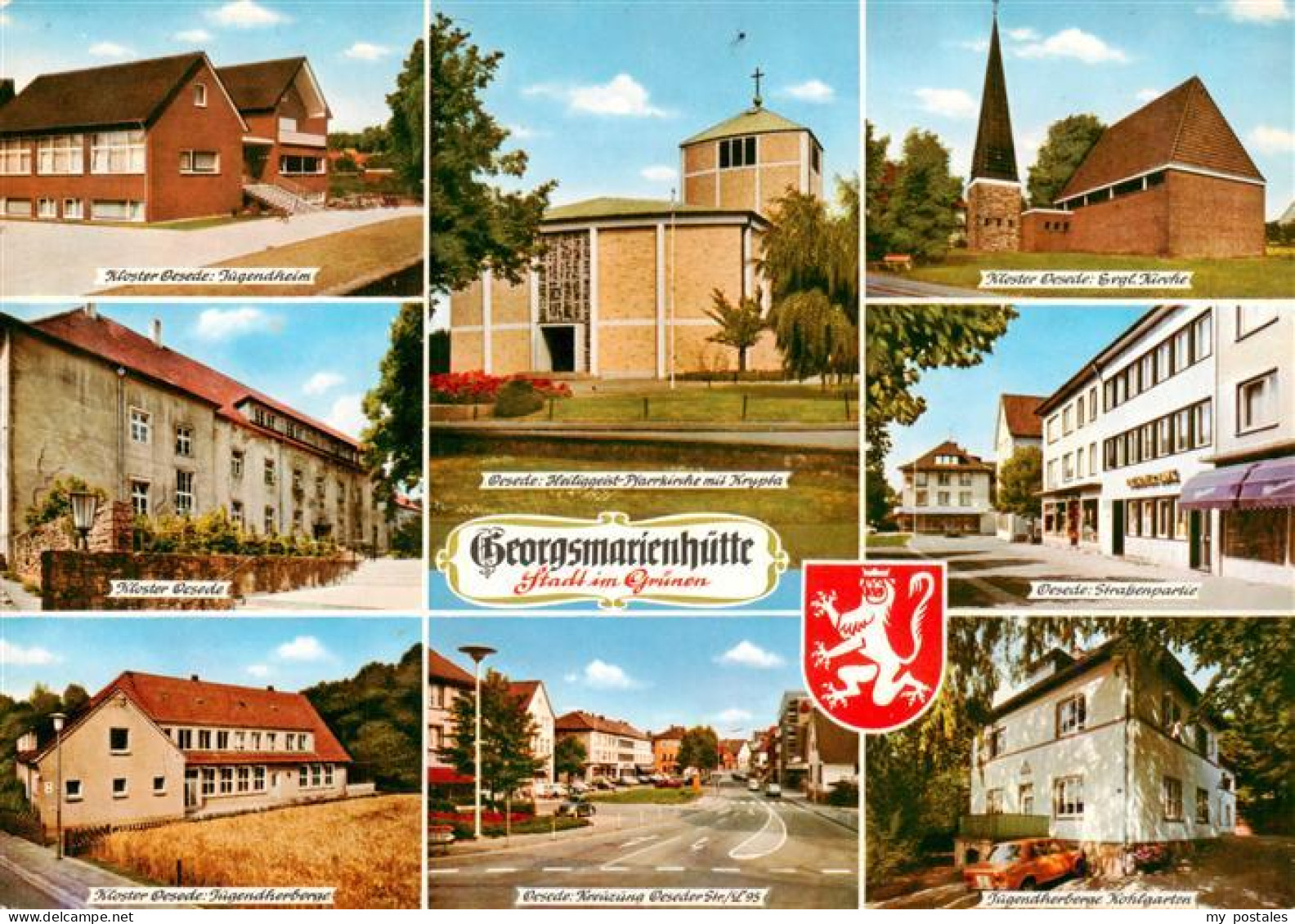 73957325 Georgsmarienhuette Jugendheim Kloster Kirche Strassenpartie Jugendherbe - Georgsmarienhuette