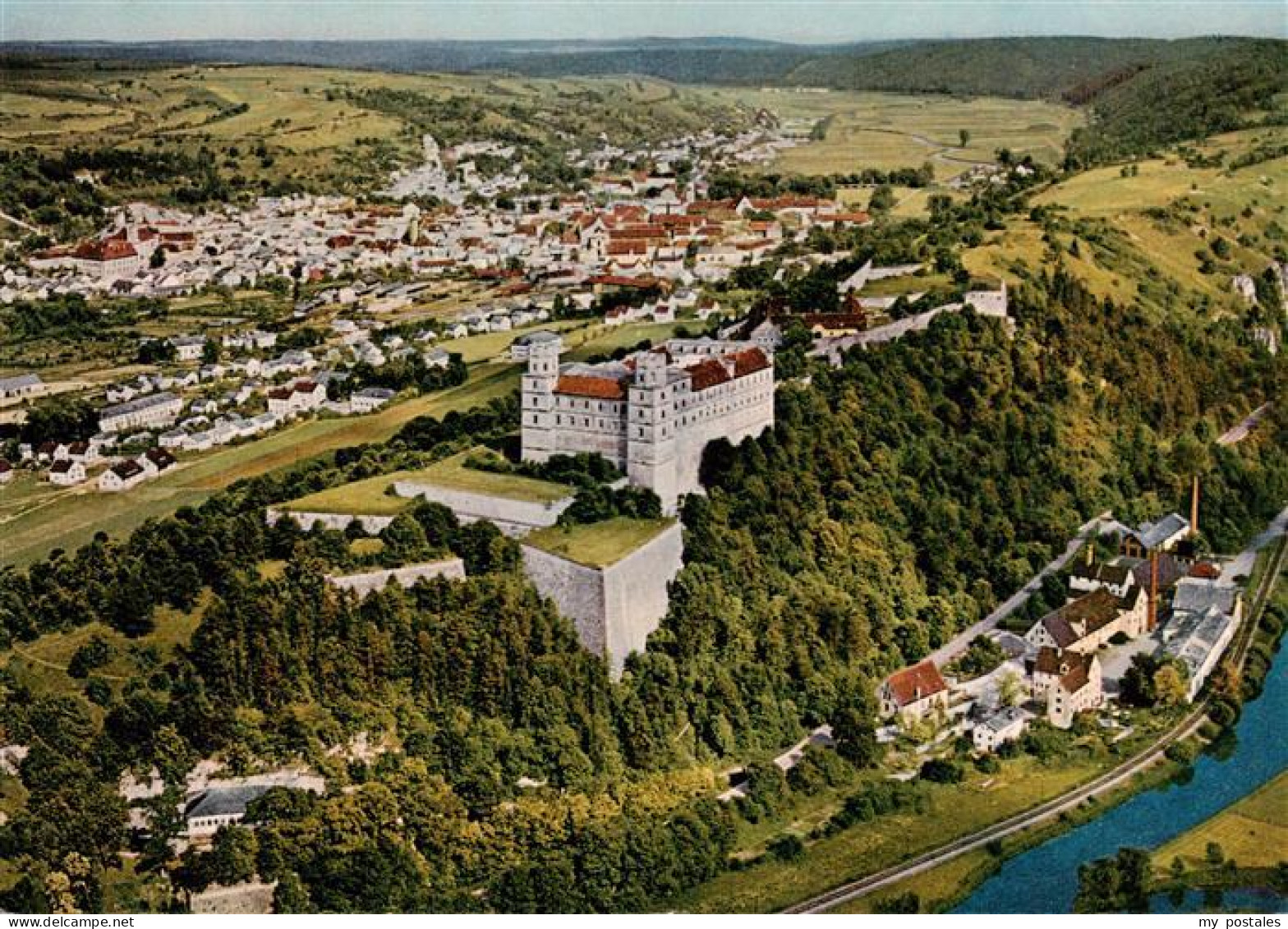 73957251 Eichstaett_Oberbayern Stadtbild Mit Willibaldsburg - Eichstaett