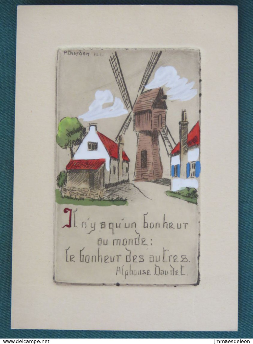 France Postcard Windmill Alphonse Daudet - Unused - Otros & Sin Clasificación