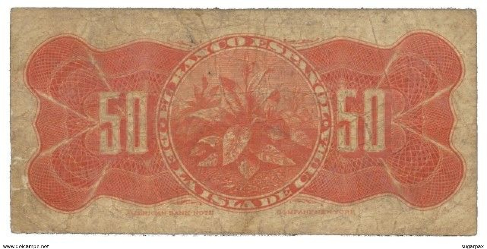 CUBA - 50 Centavos - 15.05.1896 - Pick: 46.a - El Banco Español De La Isla De Cuba - Cuba