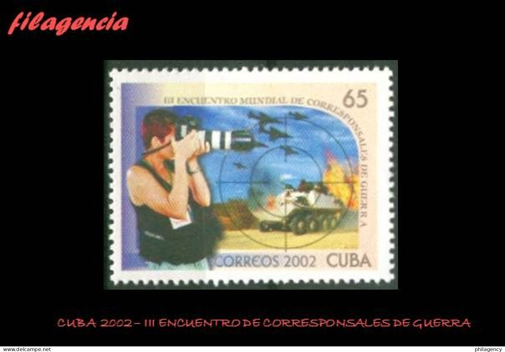 CUBA MINT. 2002-16 III ENCUENTRO DE CORRESPONSALES DE GUERRA EN LA HABANA - Nuevos