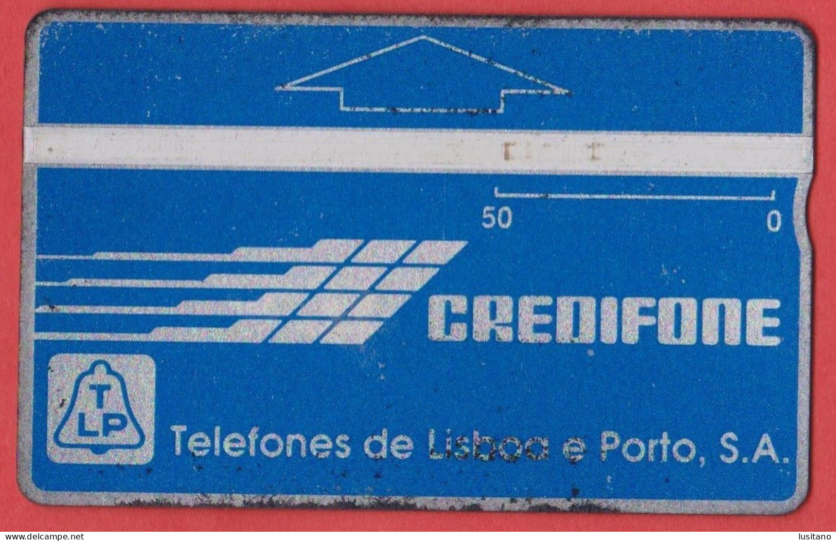 Telecarte Used Phone Card Credifone Portugal Telefones Lisboa E Porto TLP - Portugal