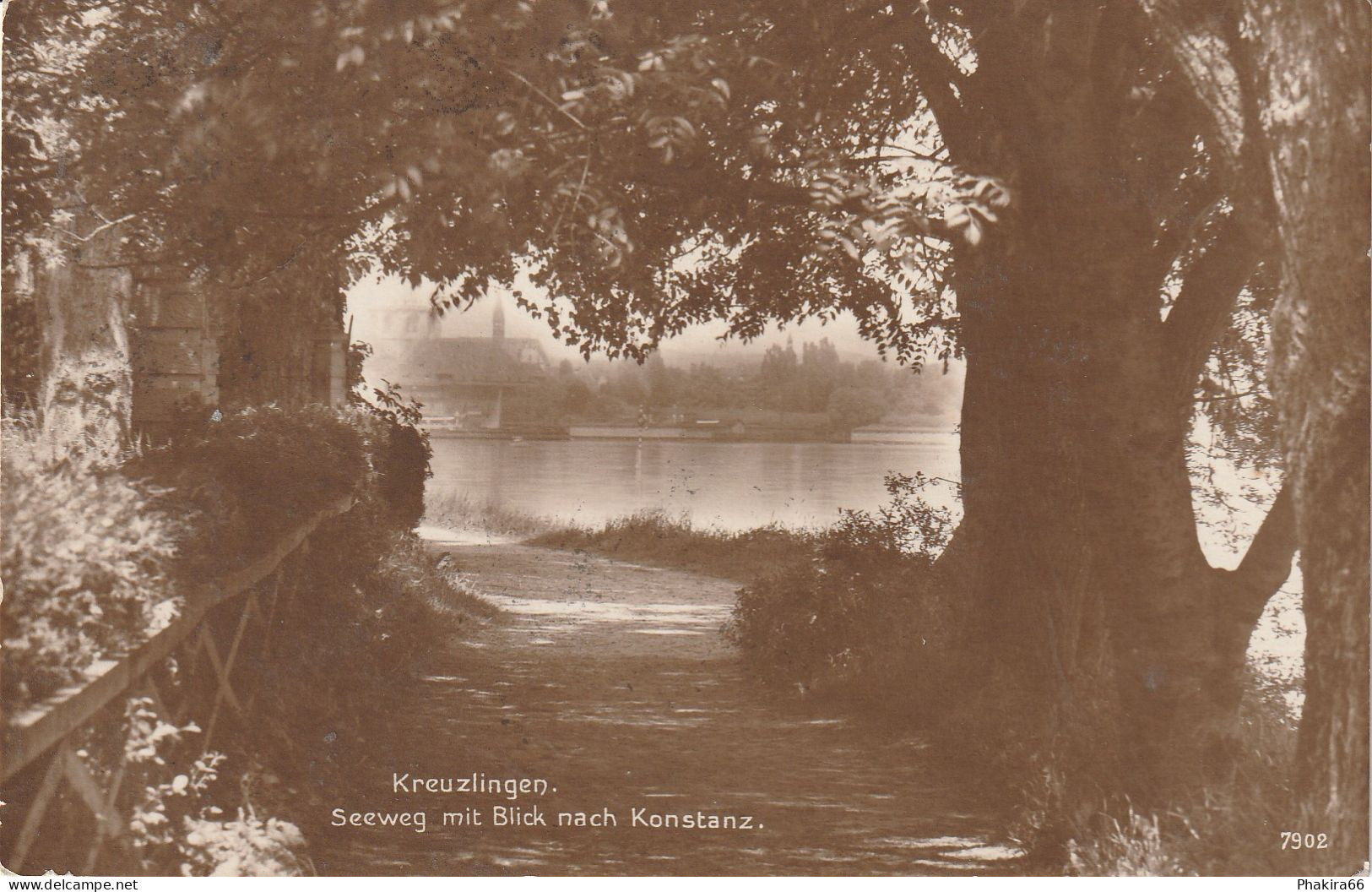 KREUZLINGEN SEEWEG MIT BLICK NACH KONSTANZ - Kreuzlingen