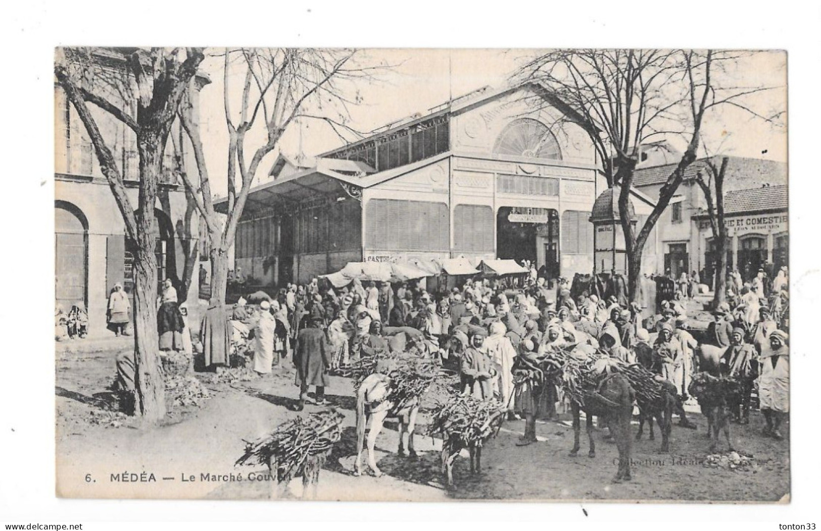 MEDEA - ALGERIE - Le Marché Couvert - TOUL - - Médéa