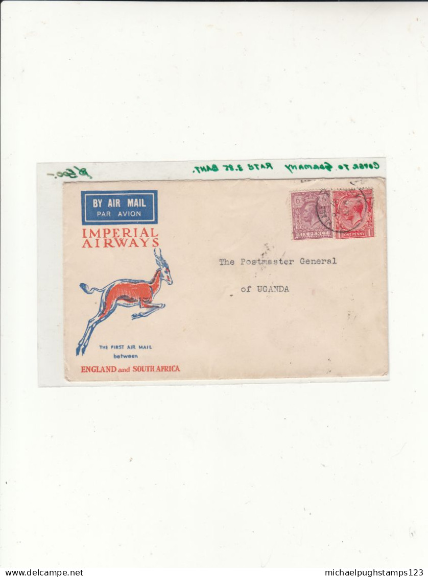 G.B. / Airmail / Uganda - Non Classés